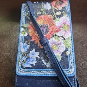 BRIGHTON Blossom Hill Leather Crossbody Bag
